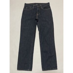 Vintage Polo Ralph Lauren 381 Boys Slim Straight Jeans Size 12 Blue Denim Dark